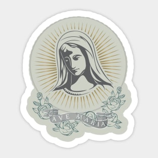 Ave Maria Sticker